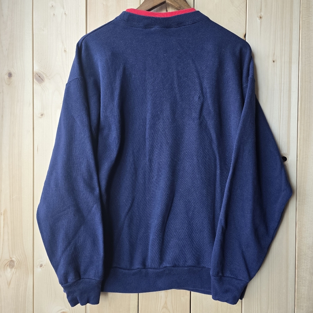 Vintage MC Sportswear  Sweatshirt Embroidered Dog Paw Prints Womens Large - Picture 6 of 7